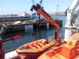 Uso como pescante Ferri